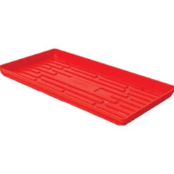 Polypro Shallow Tray (With Holes), Red – 24 Count