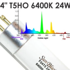 SunBlaster Replacement T5HO Lamp – 24", 6 Count