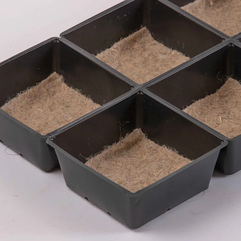 Terrafibre Hemp Grow Mats, 5" X 5" – 40 Count - Image 2